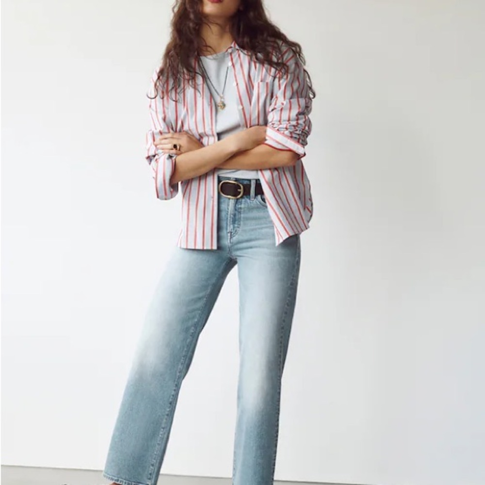 Madewell the perfect vintage wide leg crop jean